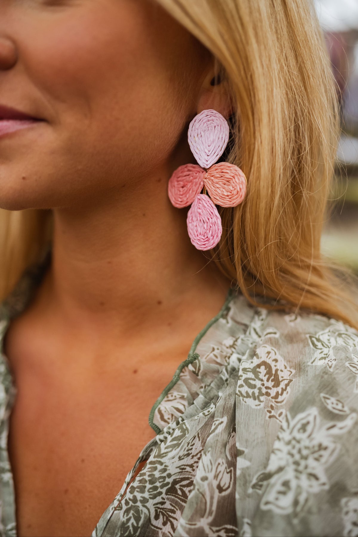 Boucles d’oreilles Aniol - rose
