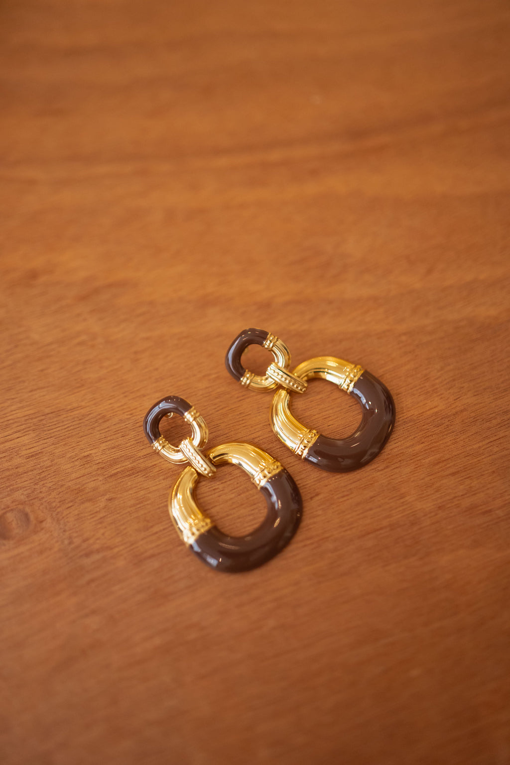 Boucles d’oreilles Fexi - chocolat