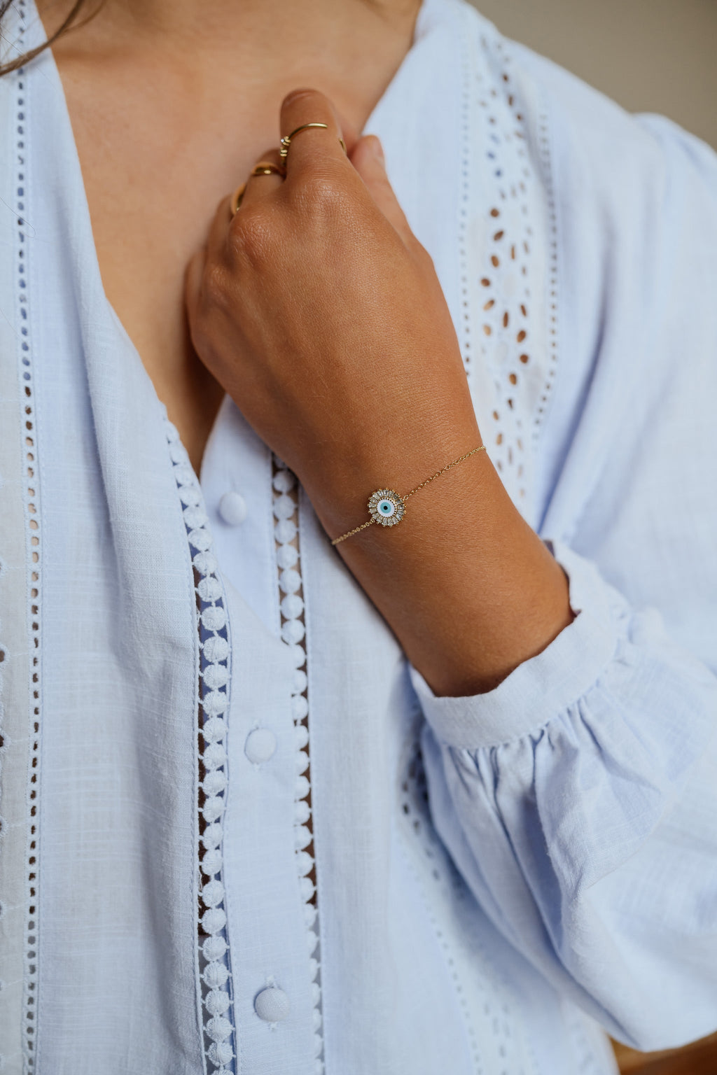 Bracelet Oeil - doré