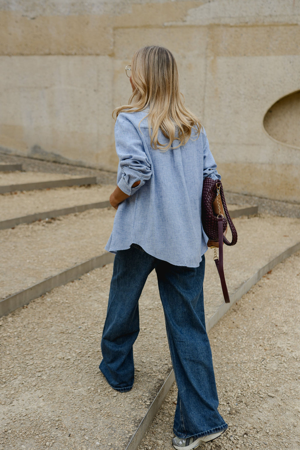 Chemise Adèle - bleue