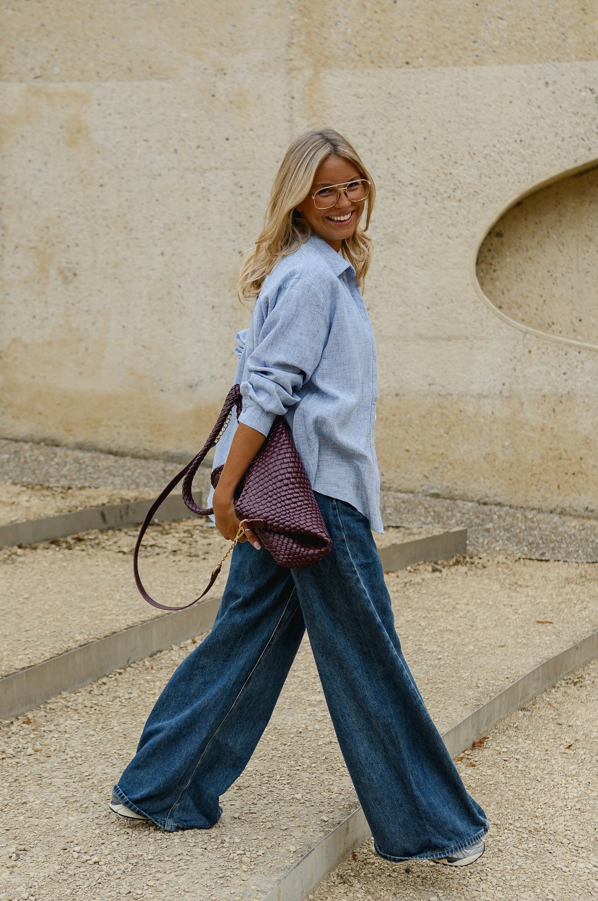 Chemise Adèle - bleue