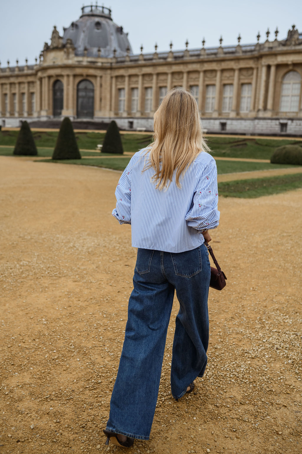 Chemise Chupa - bleue à lignes