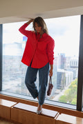 Chemise Cilli création - rouge