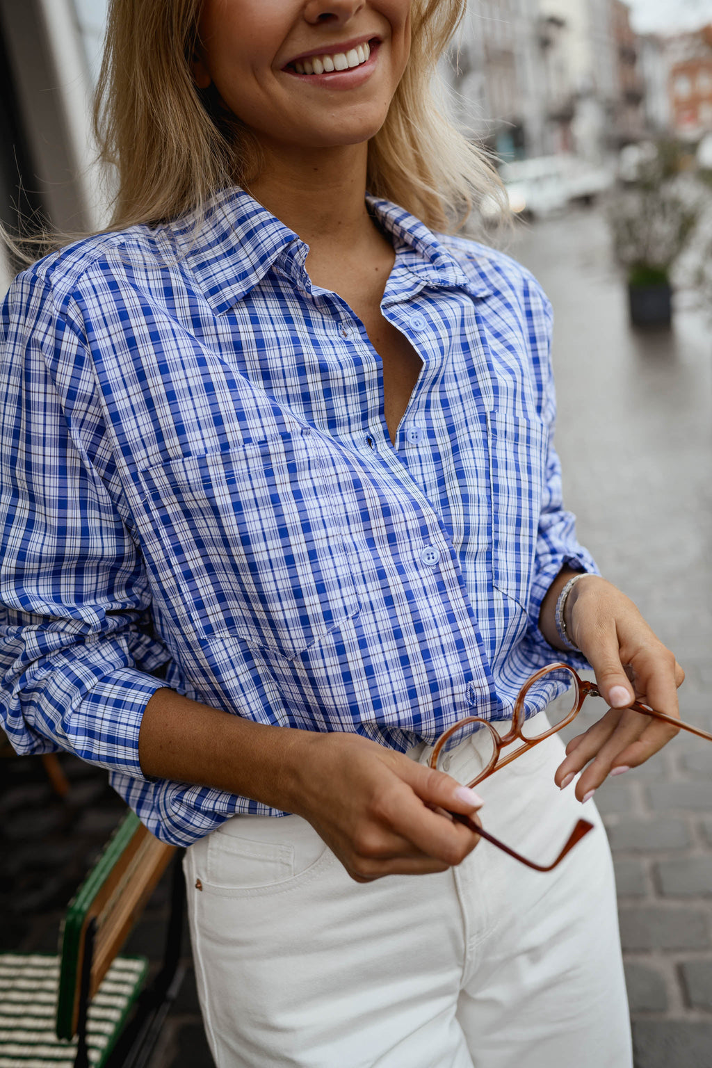 Chemise Colleen - bleue