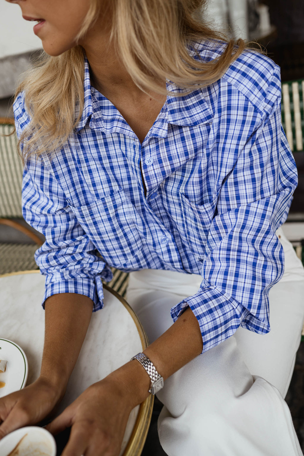 Chemise Colleen - bleue