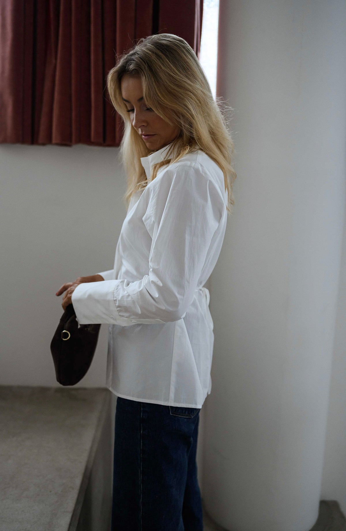 Chemise Evolene - blanche