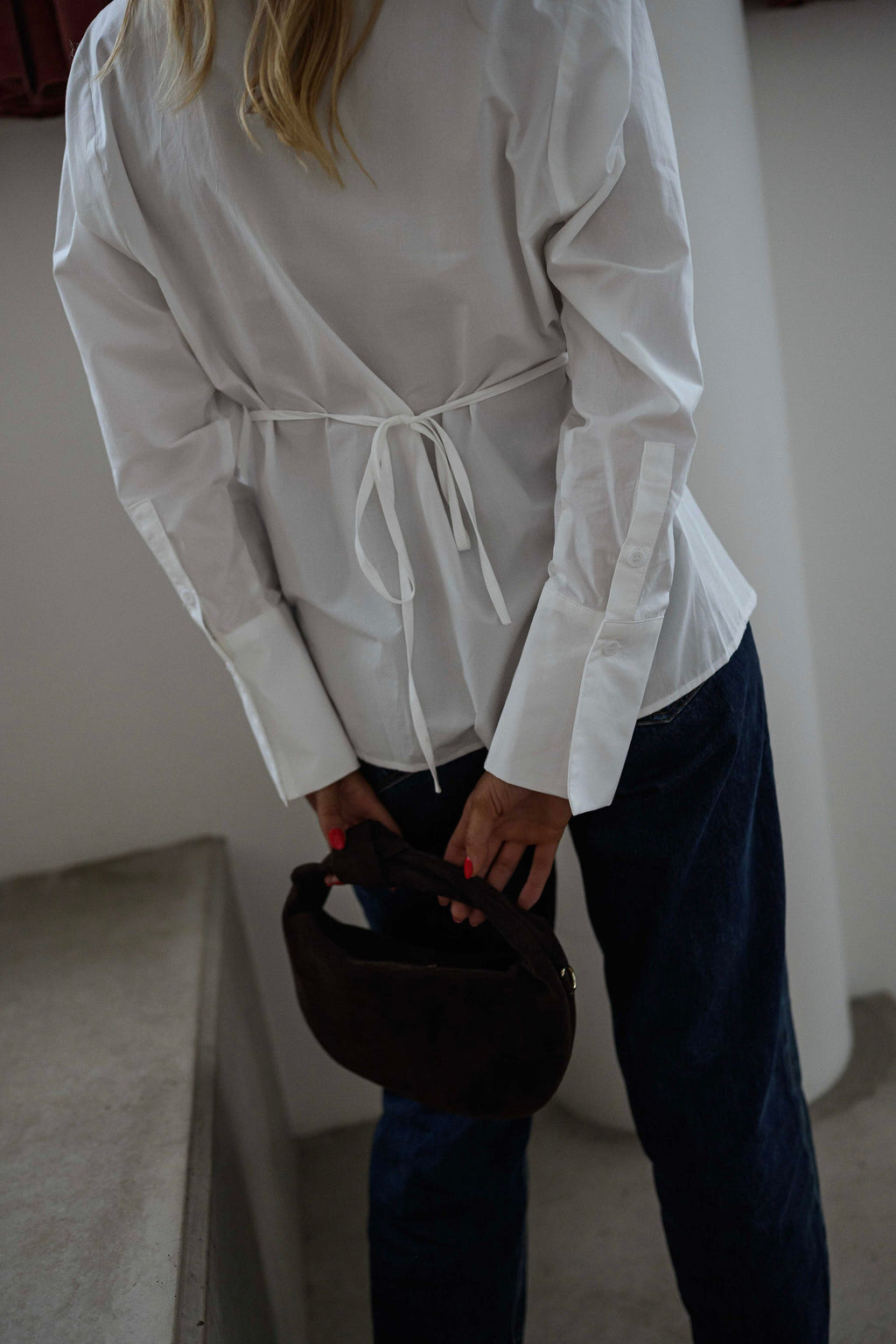 Chemise Evolene - blanche