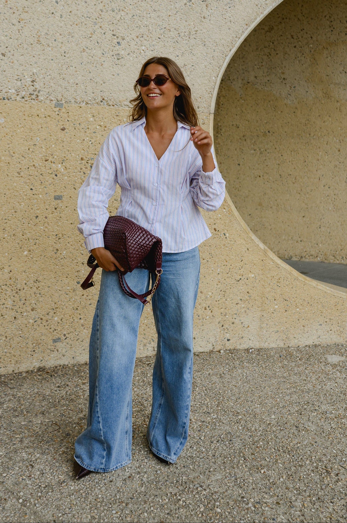 Chemise Marine - rose et bleue