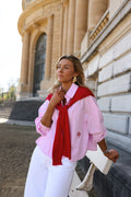 Chemise Robbie - rose à lignes