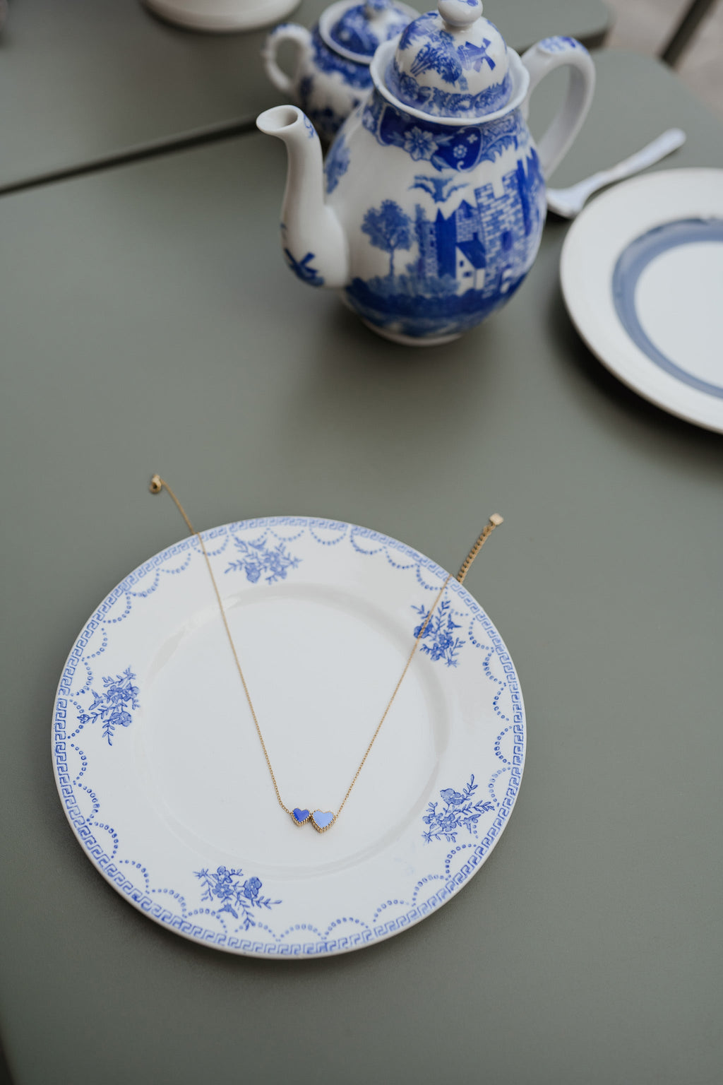 Collier Cheri - bleu