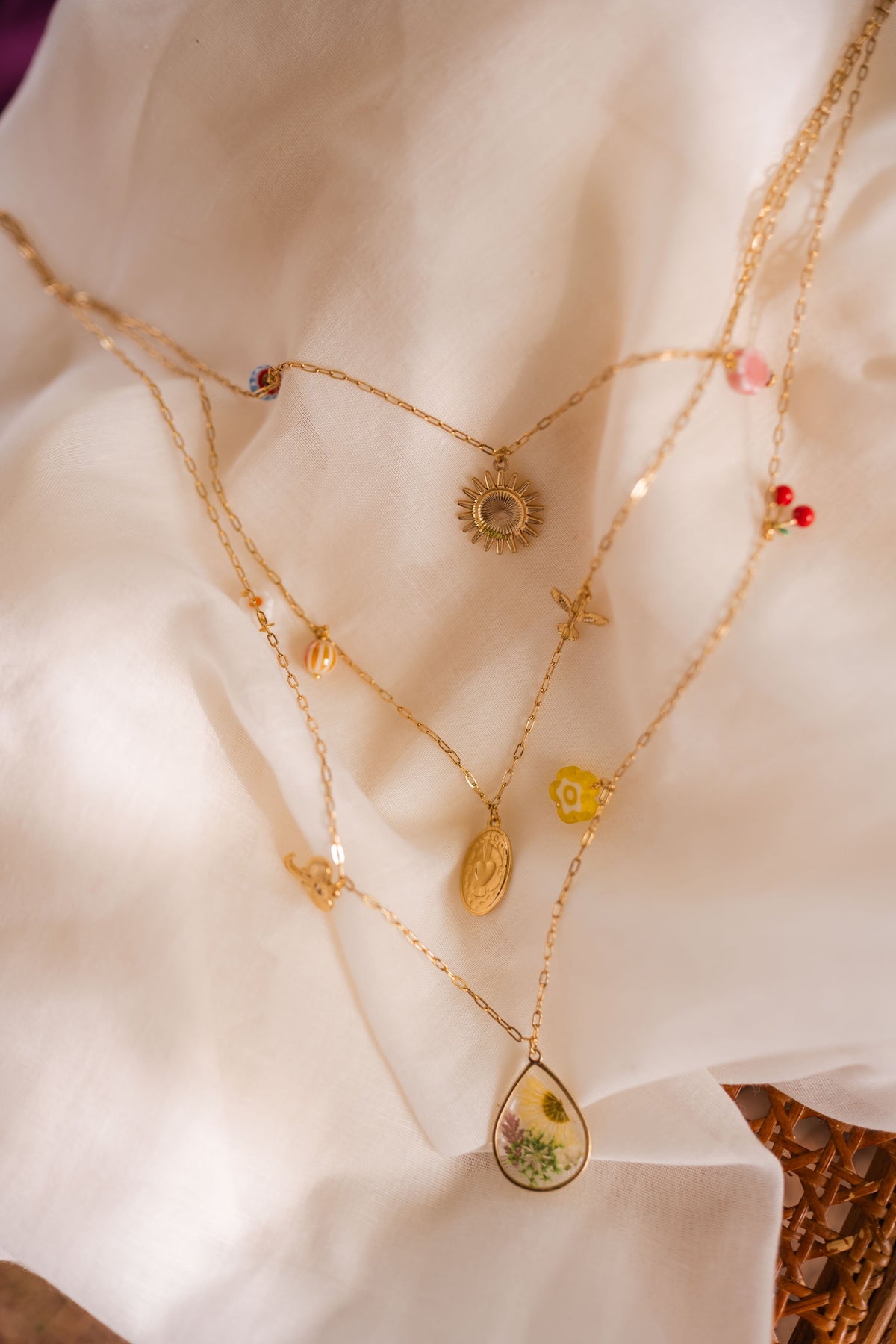 Collier Gera - doré