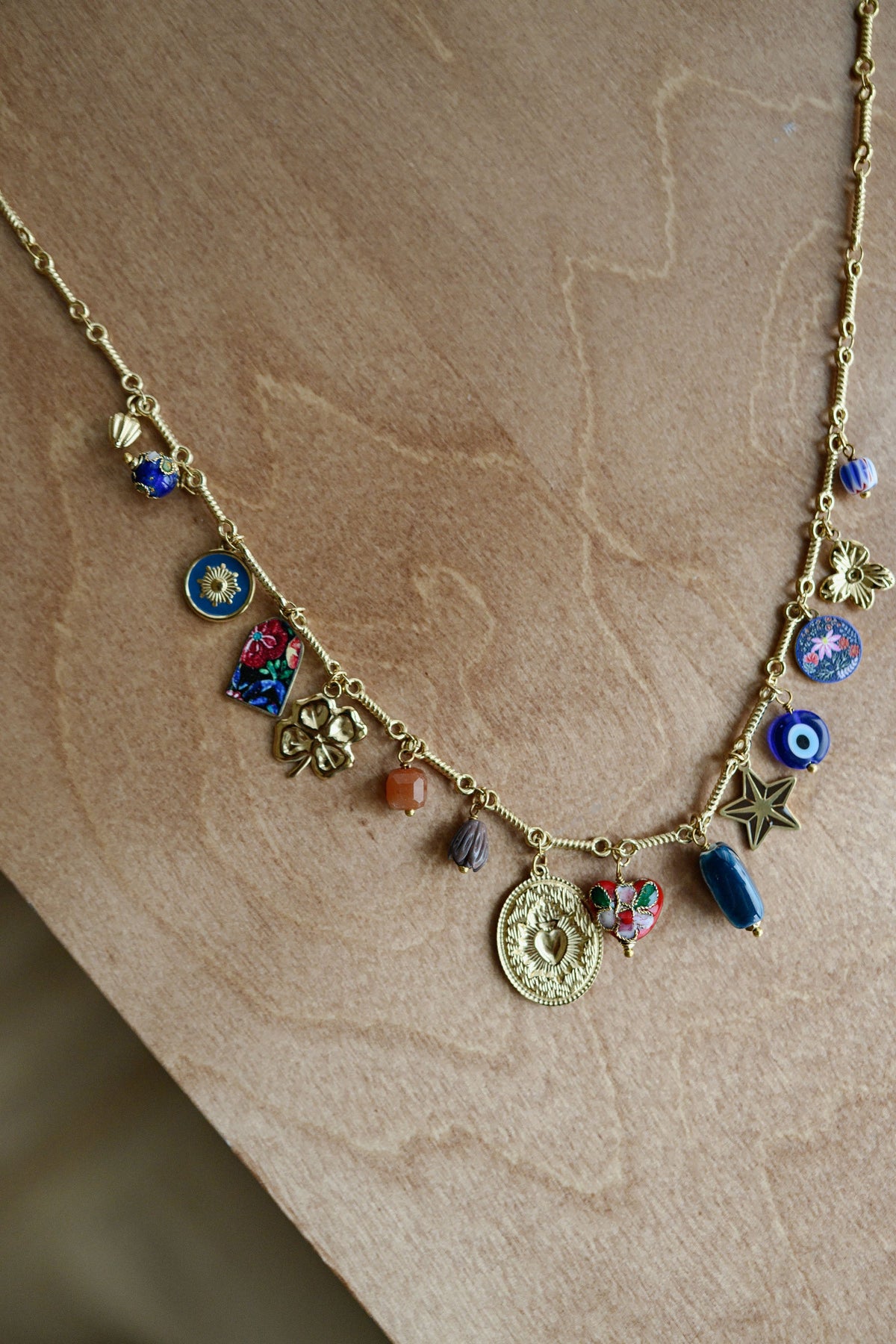 Collier Hazel - doré