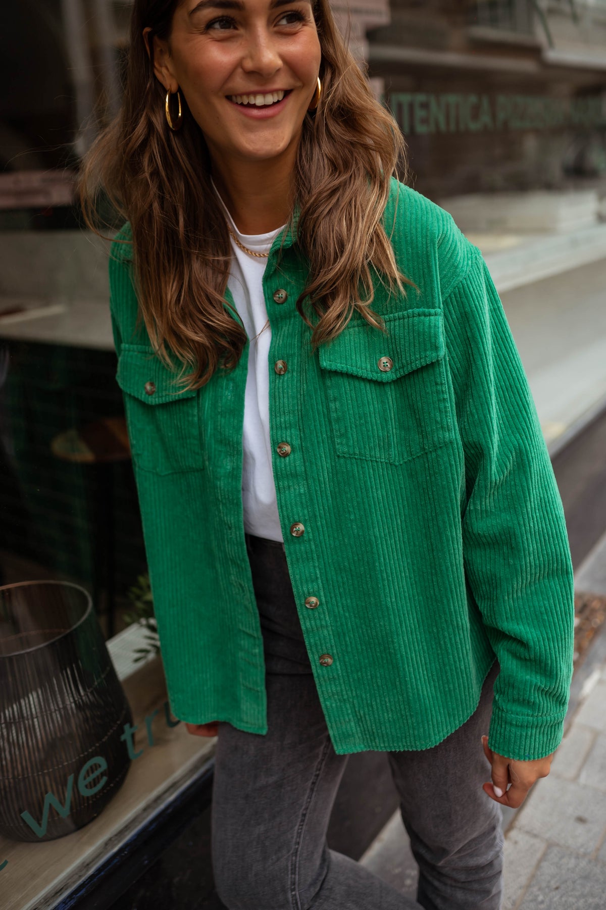 Surchemise Louana - verte