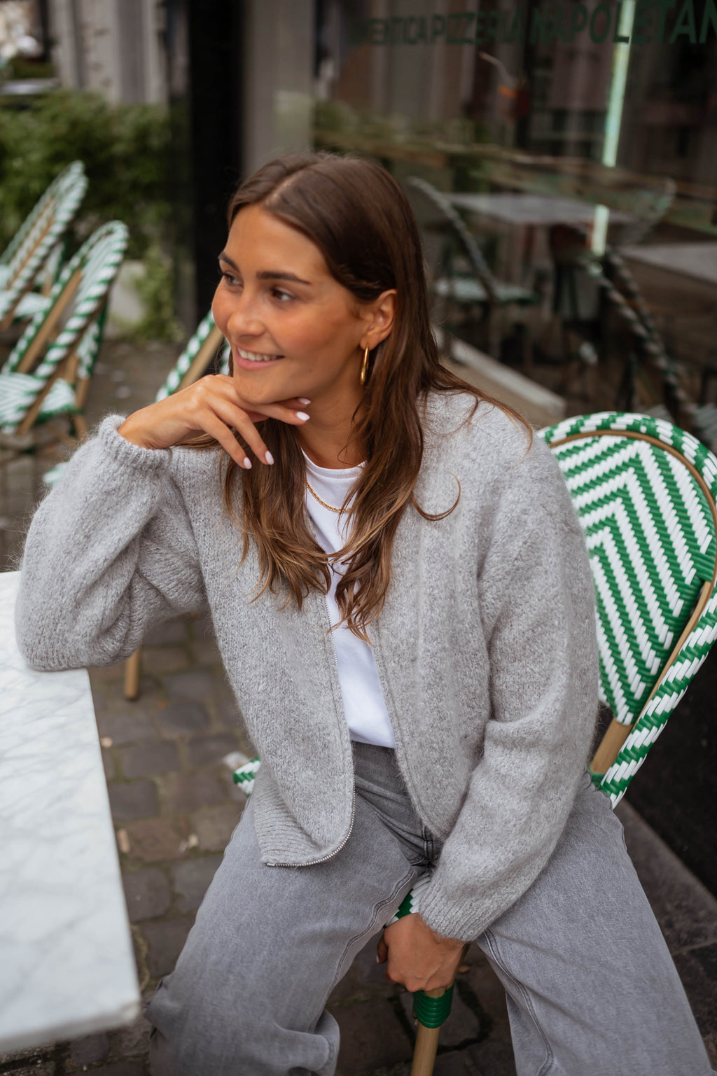 Gilet Calista - gris