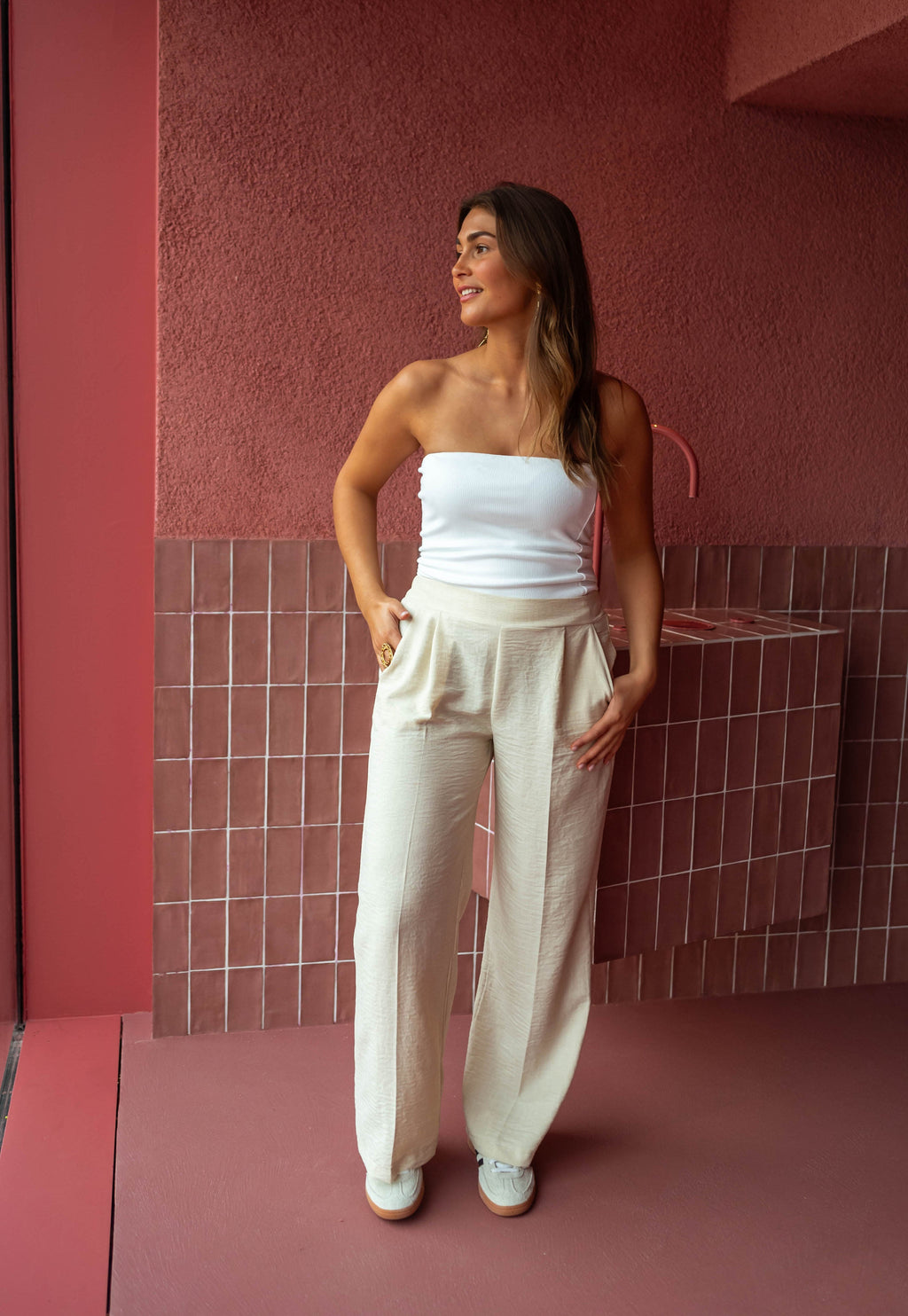 Pantalon Thaly - beige