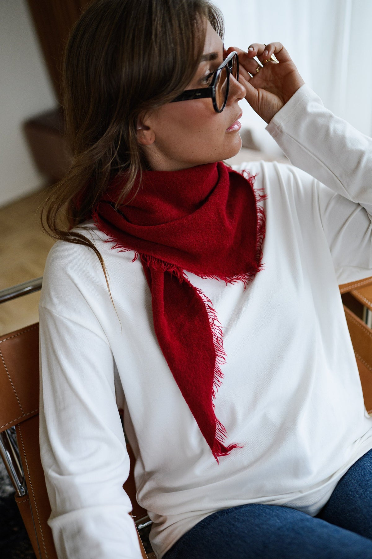 Echarpe Elvy - rouge