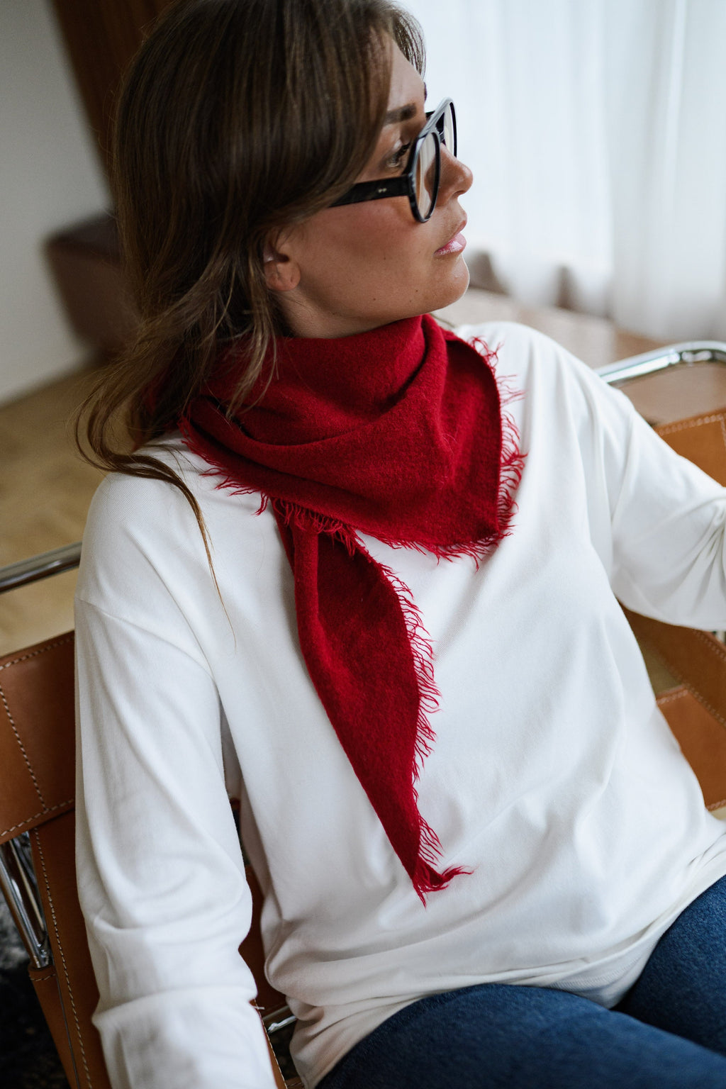Echarpe Elvy - rouge