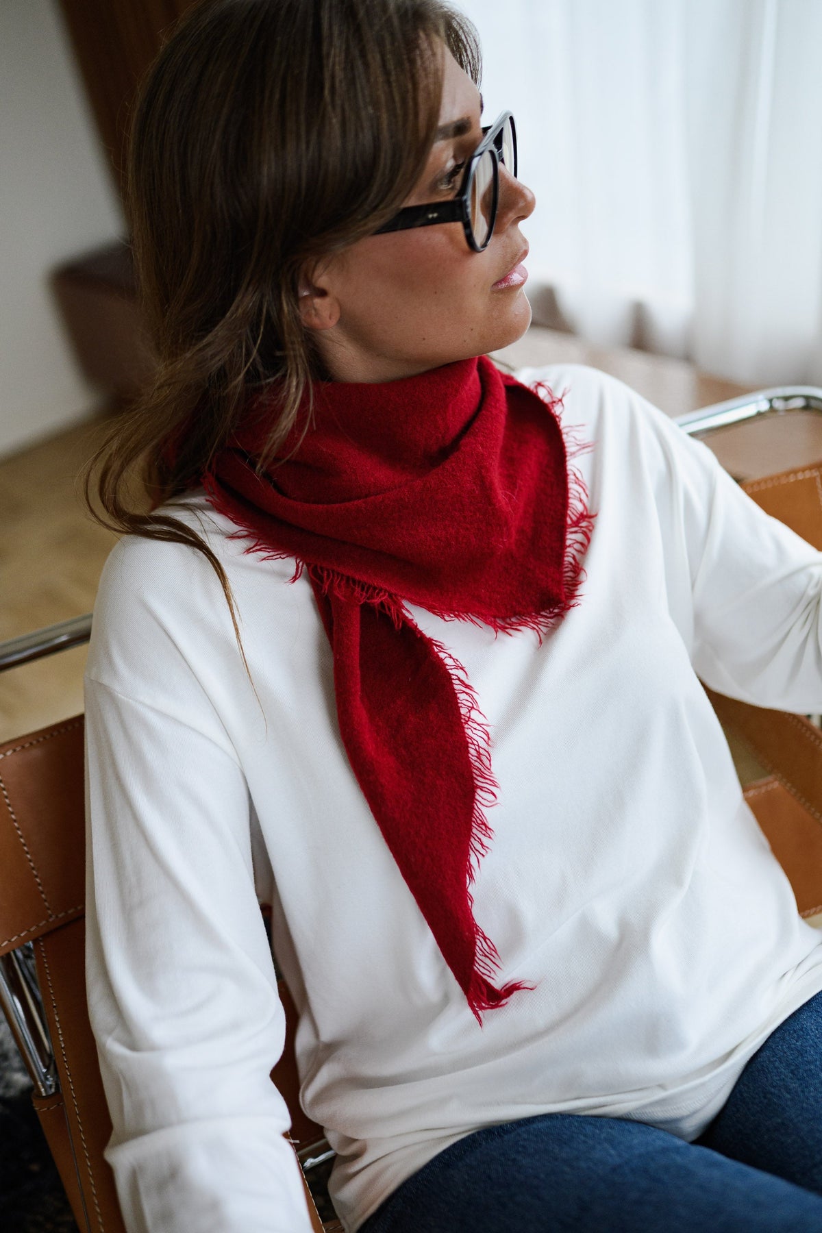 Echarpe Elvy - rouge