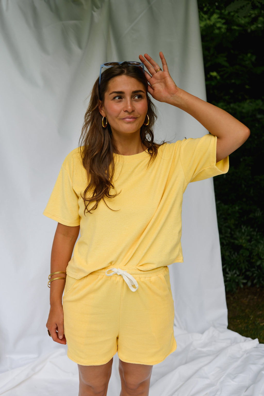Ensemble Joan - jaune en éponge