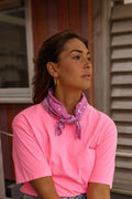 Foulard Denia - bandana rose