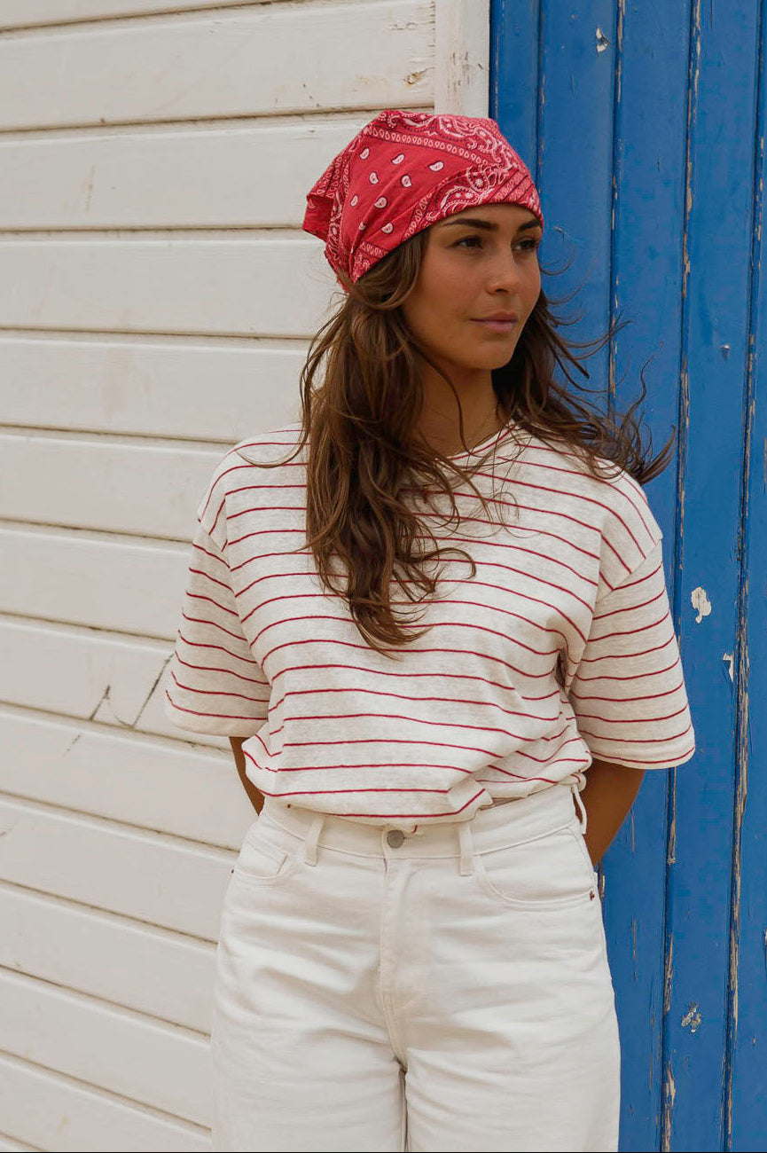 Foulard Denia - bandana rouge
