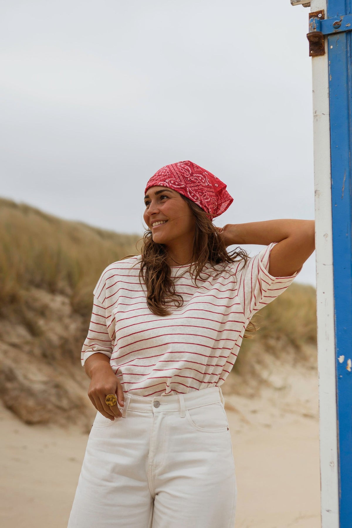 Foulard Denia - bandana rouge