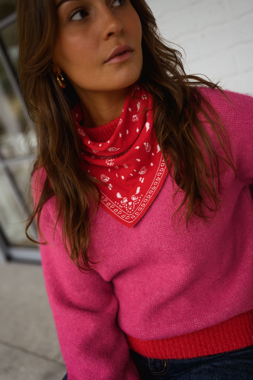 Foulard Lola - rouge