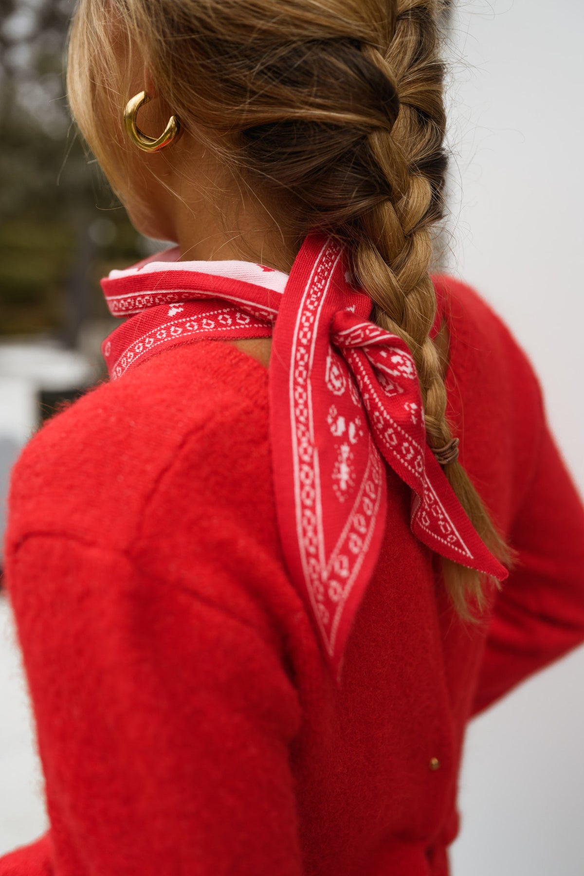 Foulard Lola - rouge