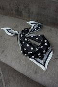 Foulard  Zefira - noir à pois