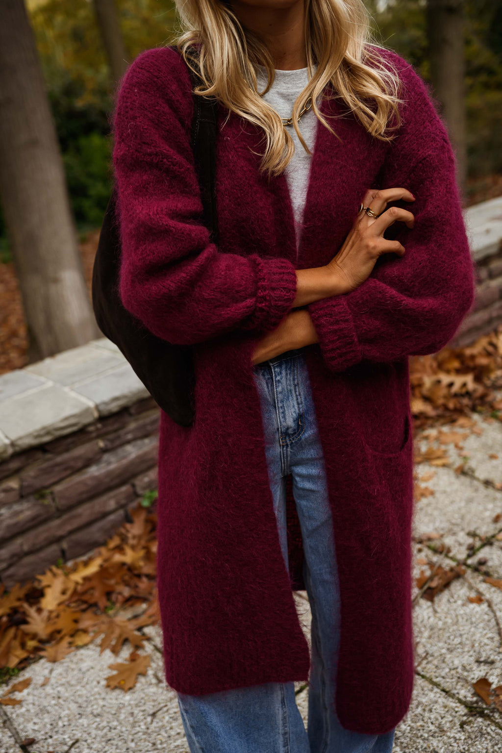 Gilet Ally - bordeaux