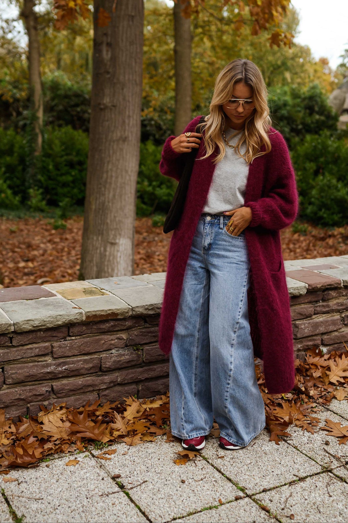 Gilet Ally - bordeaux