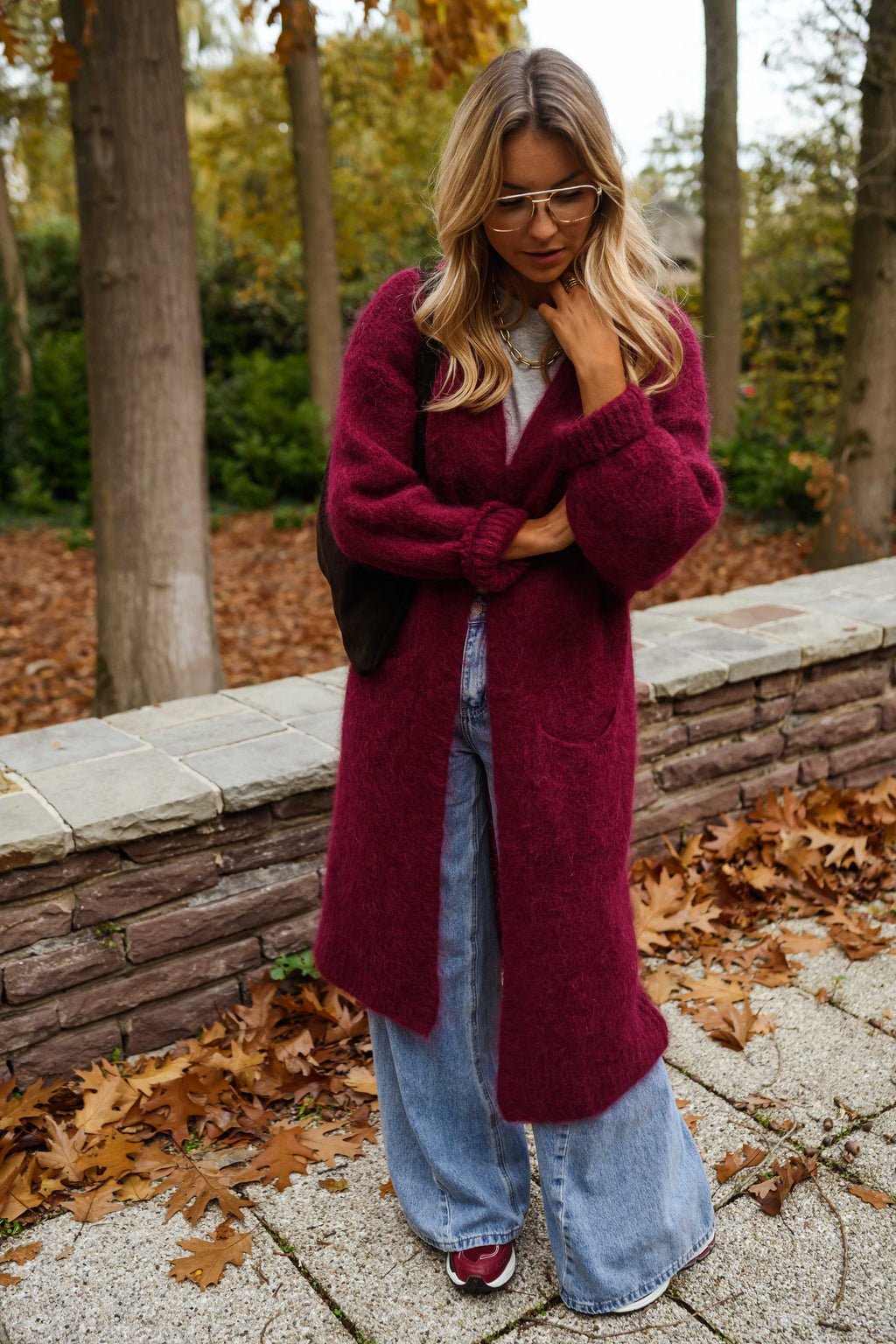 Gilet Ally - bordeaux