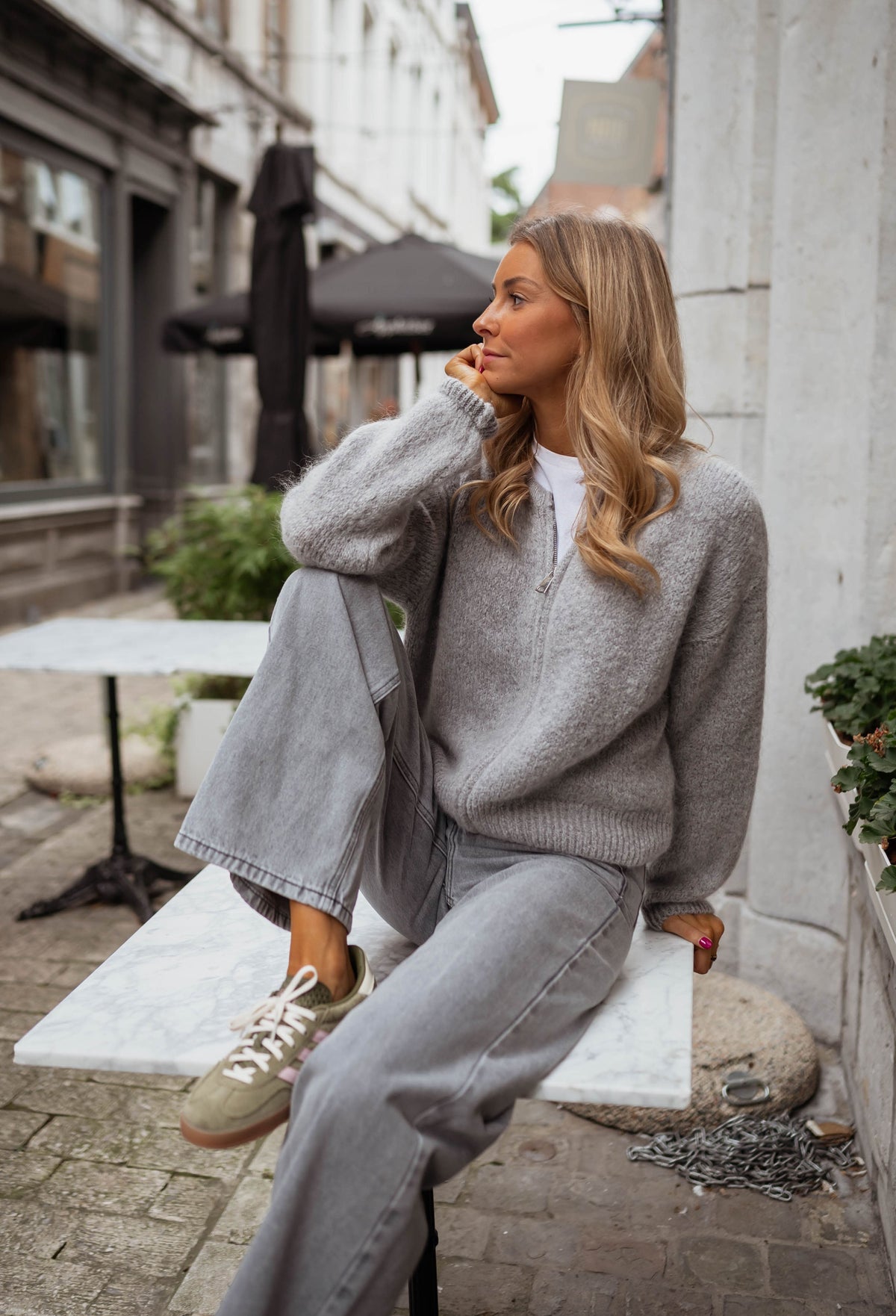 Gilet Calista - gris