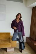 Gilet Carla - prune