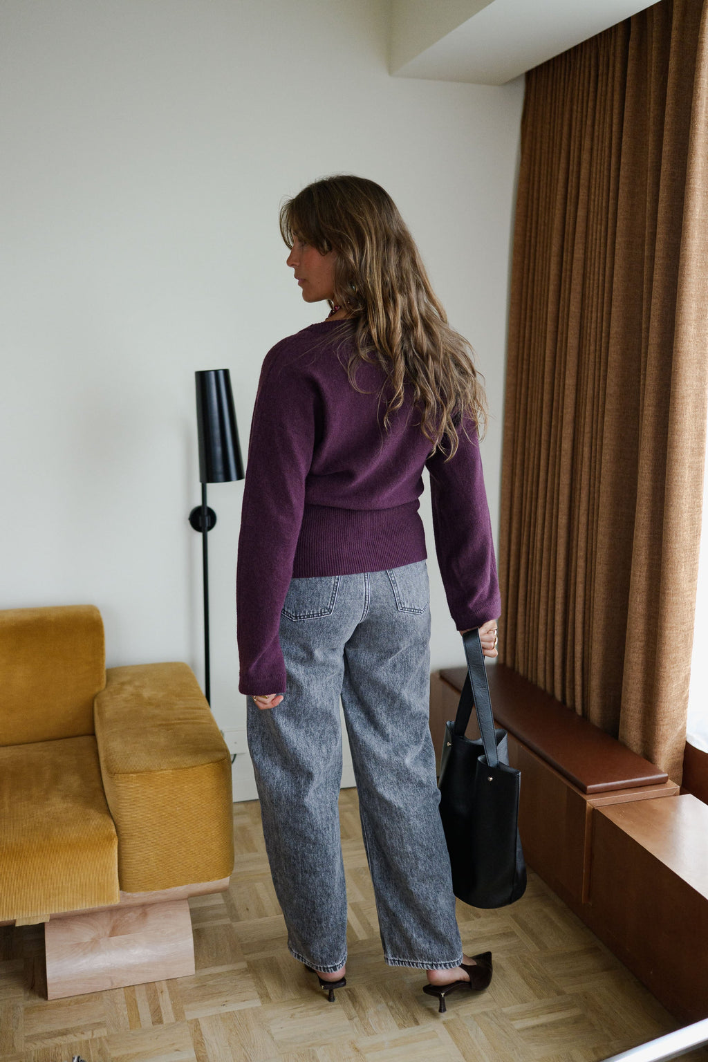 Gilet Carla - prune