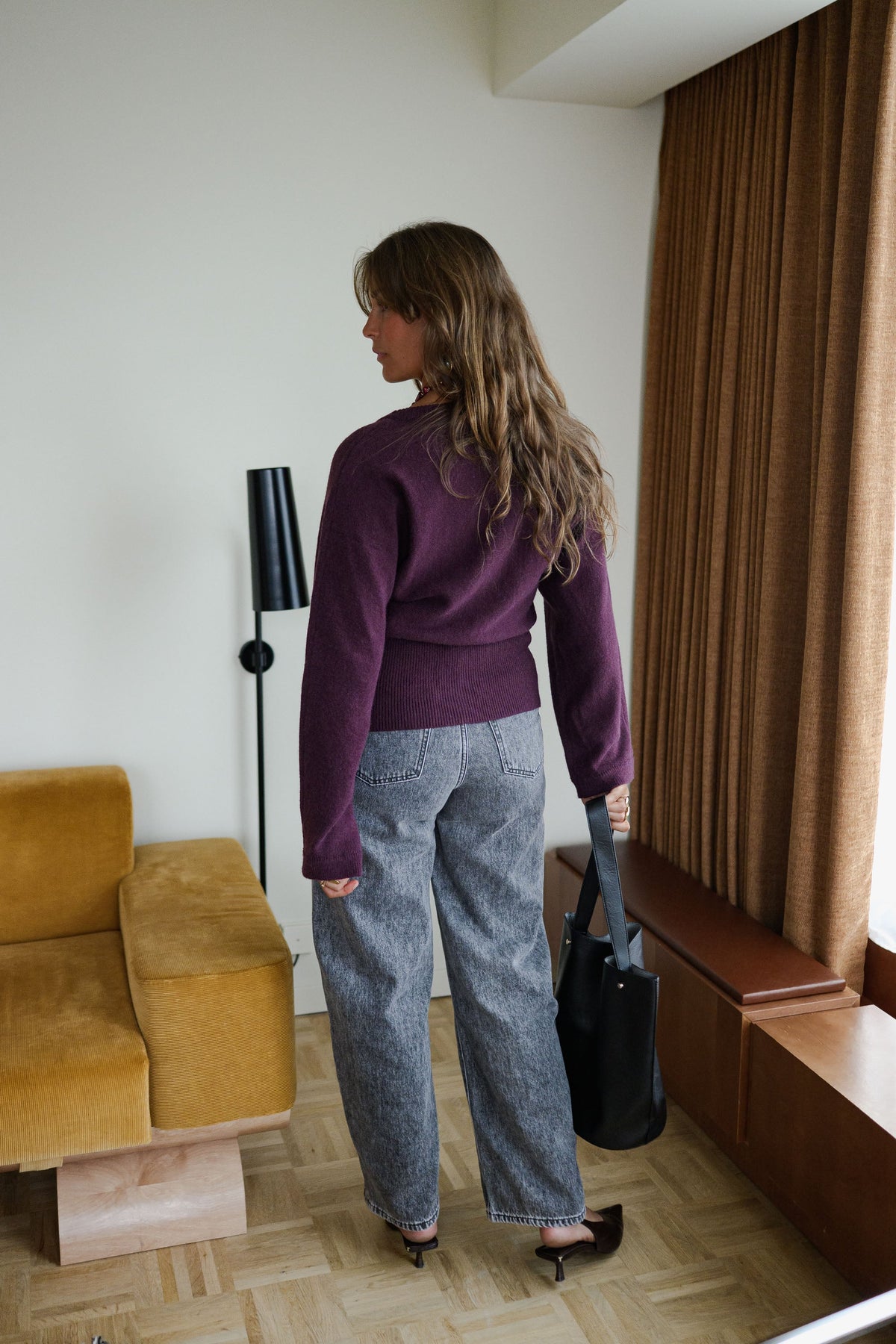 Gilet Carla - prune