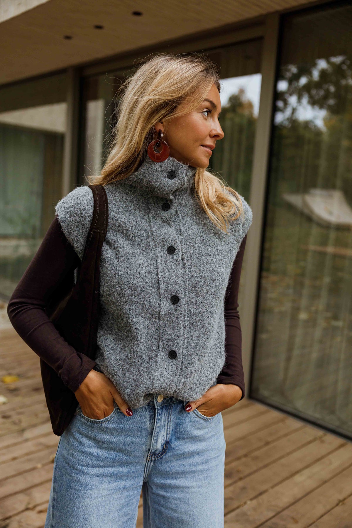 Gilet Dores - gris