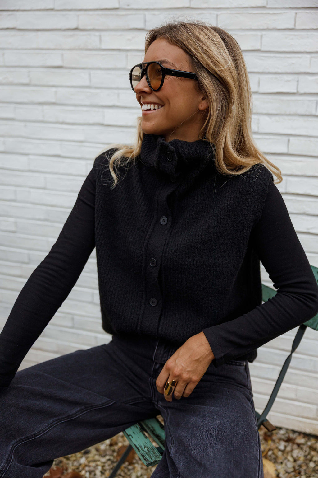 Gilet Dores - noir