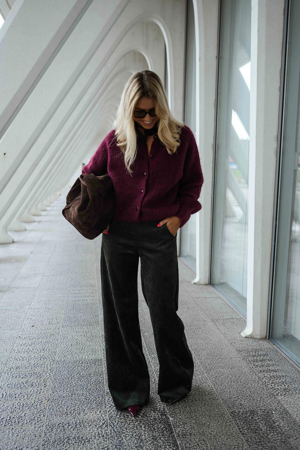 Gilet Elony - bordeaux