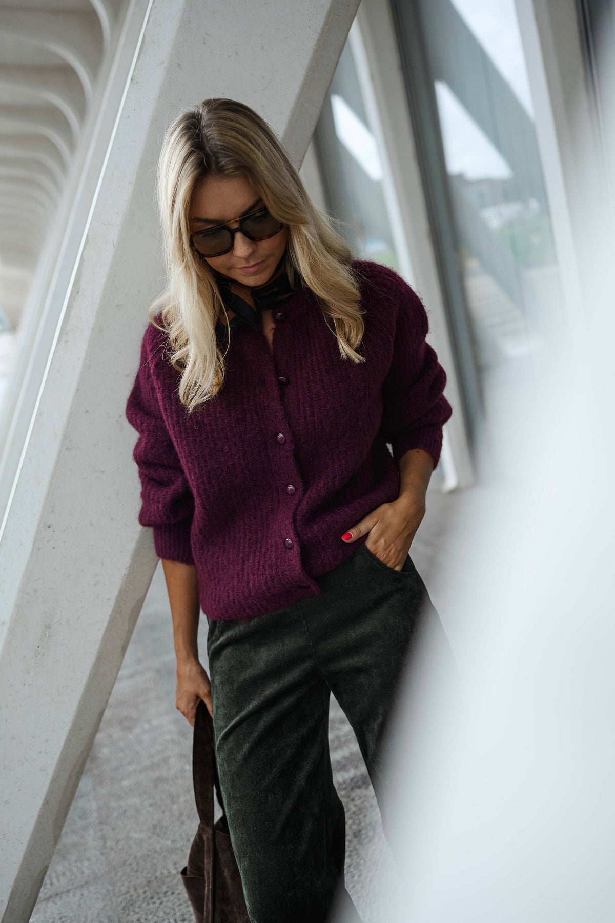 Gilet Elony - bordeaux