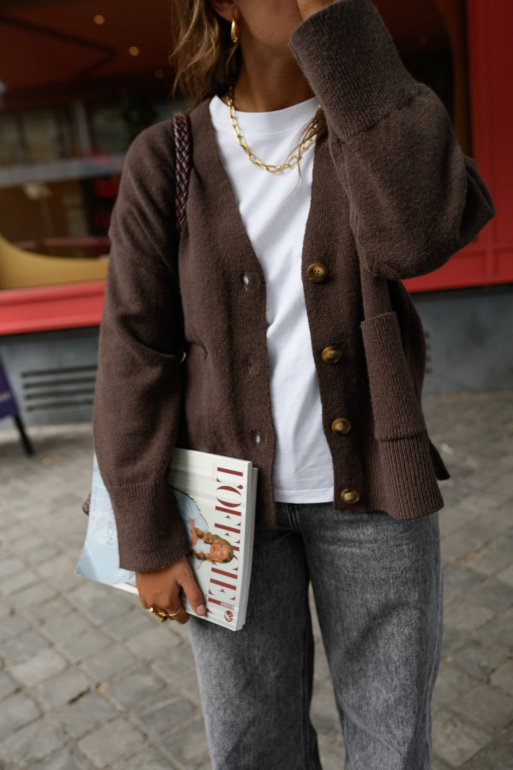 Gilet Faith - chocolat