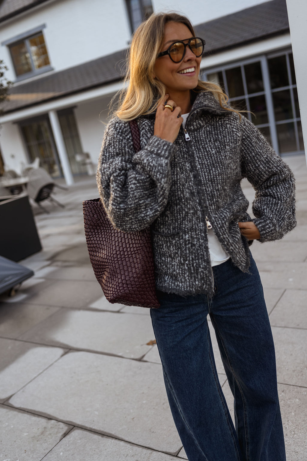 Gilet Feyre - gris chiné