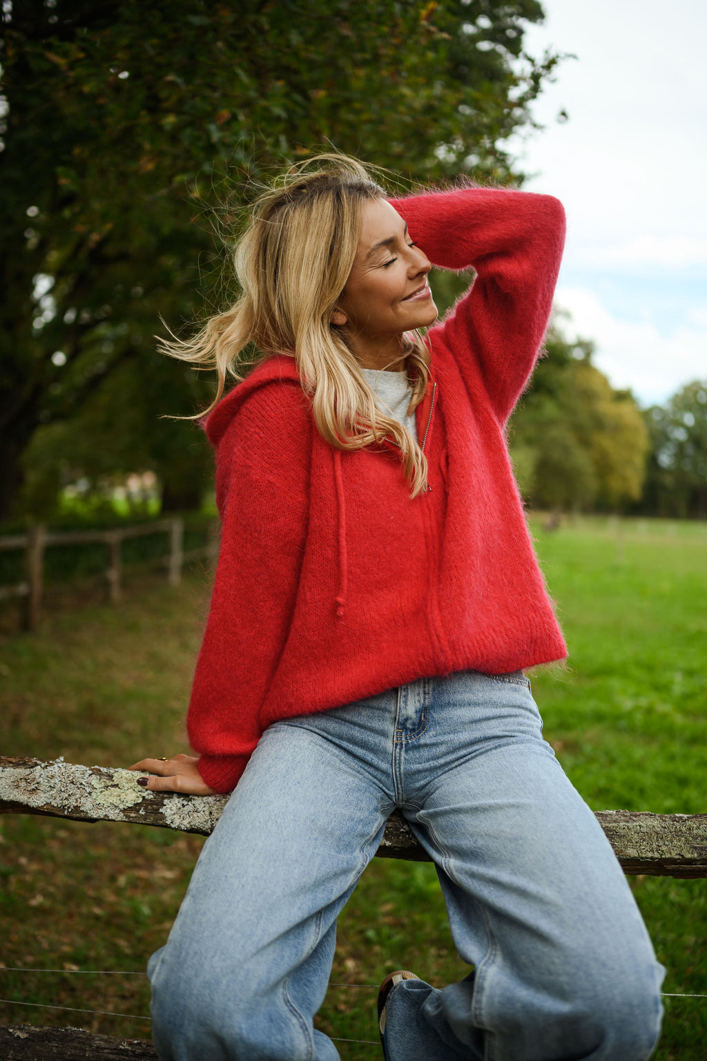 Gilet Jayde - rouge