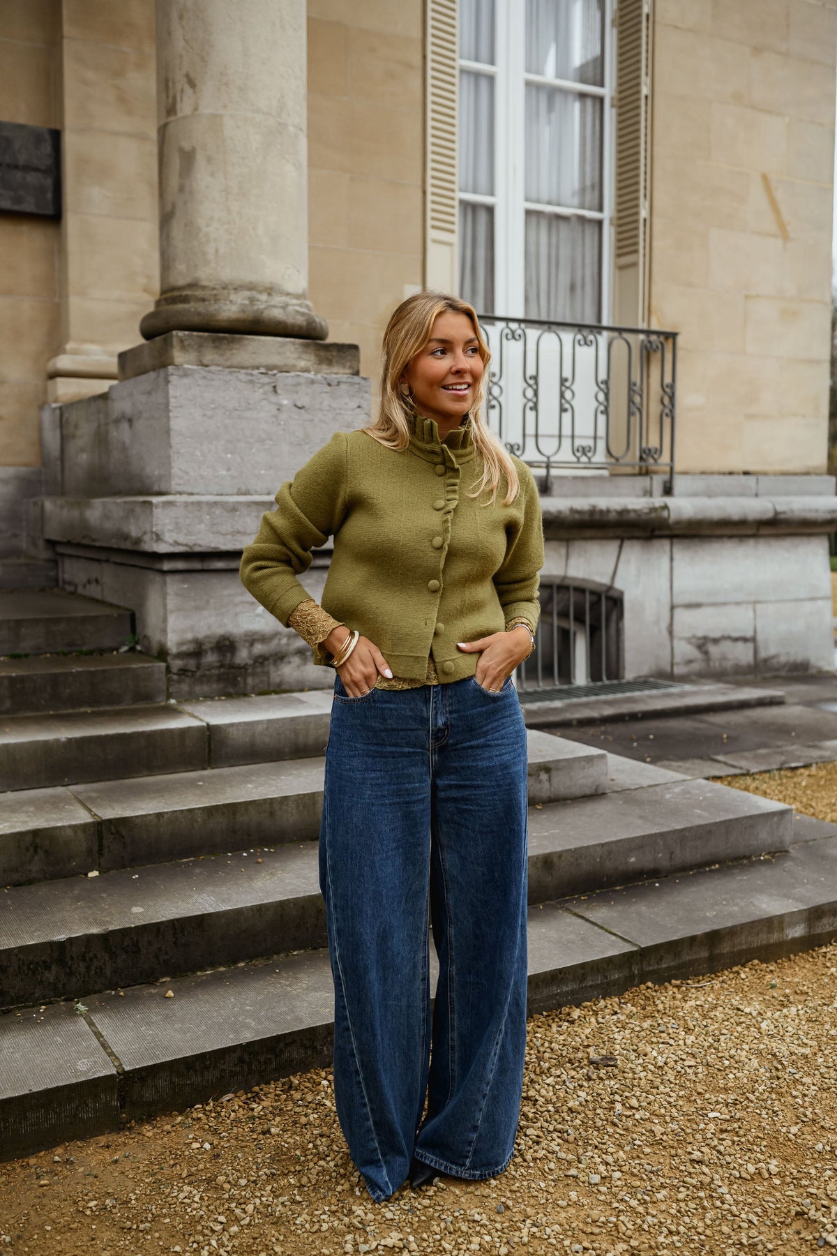 Gilet Jeanine - kaki