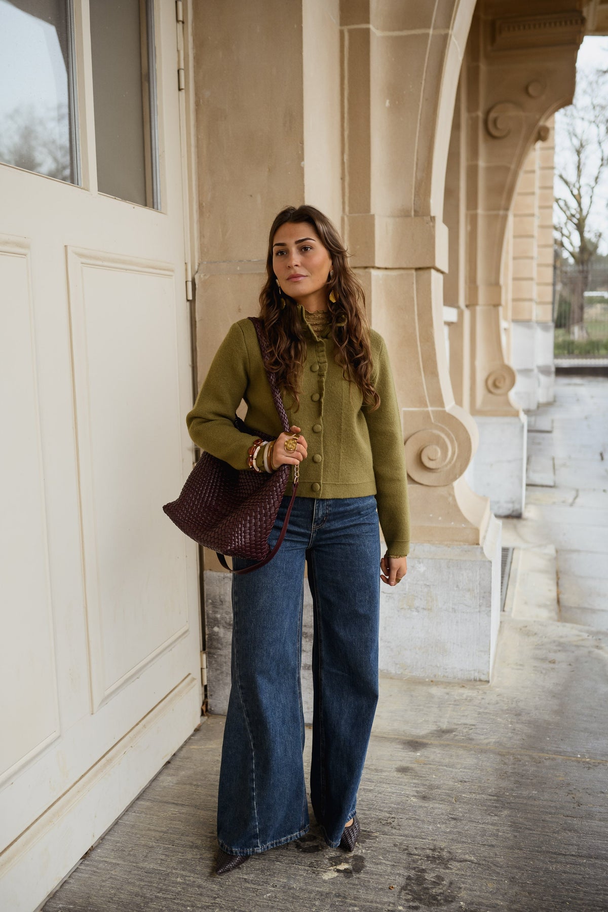 Gilet Jeanine - kaki