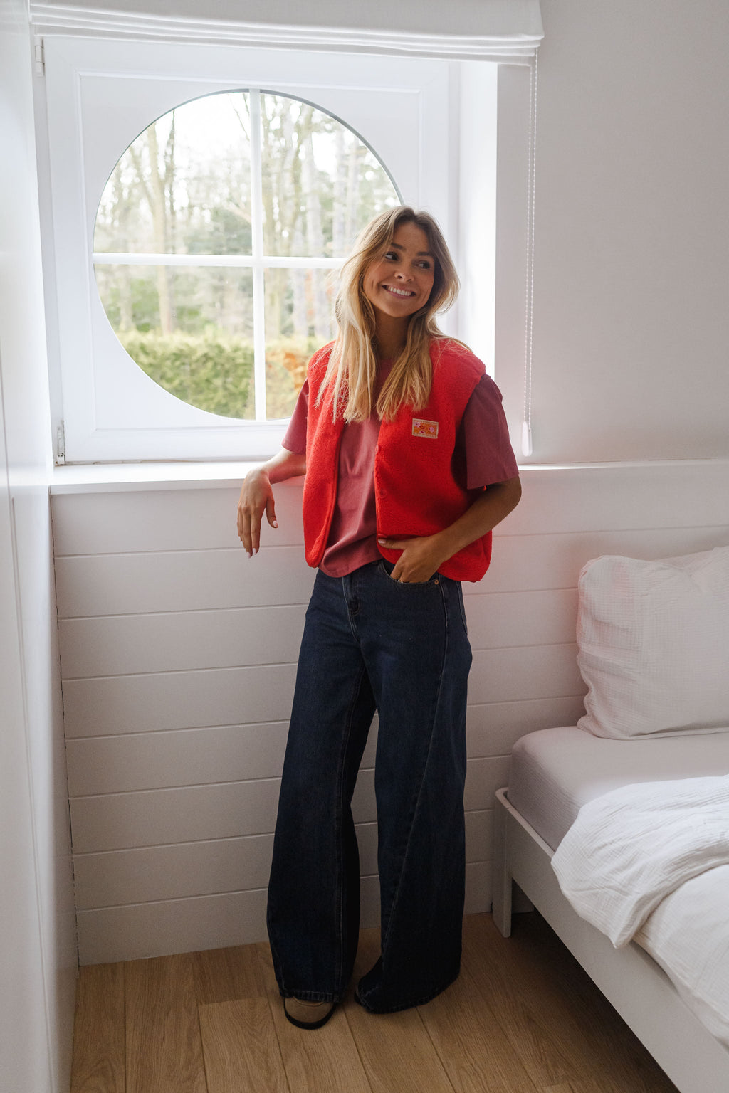 Gilet Lolie - rouge