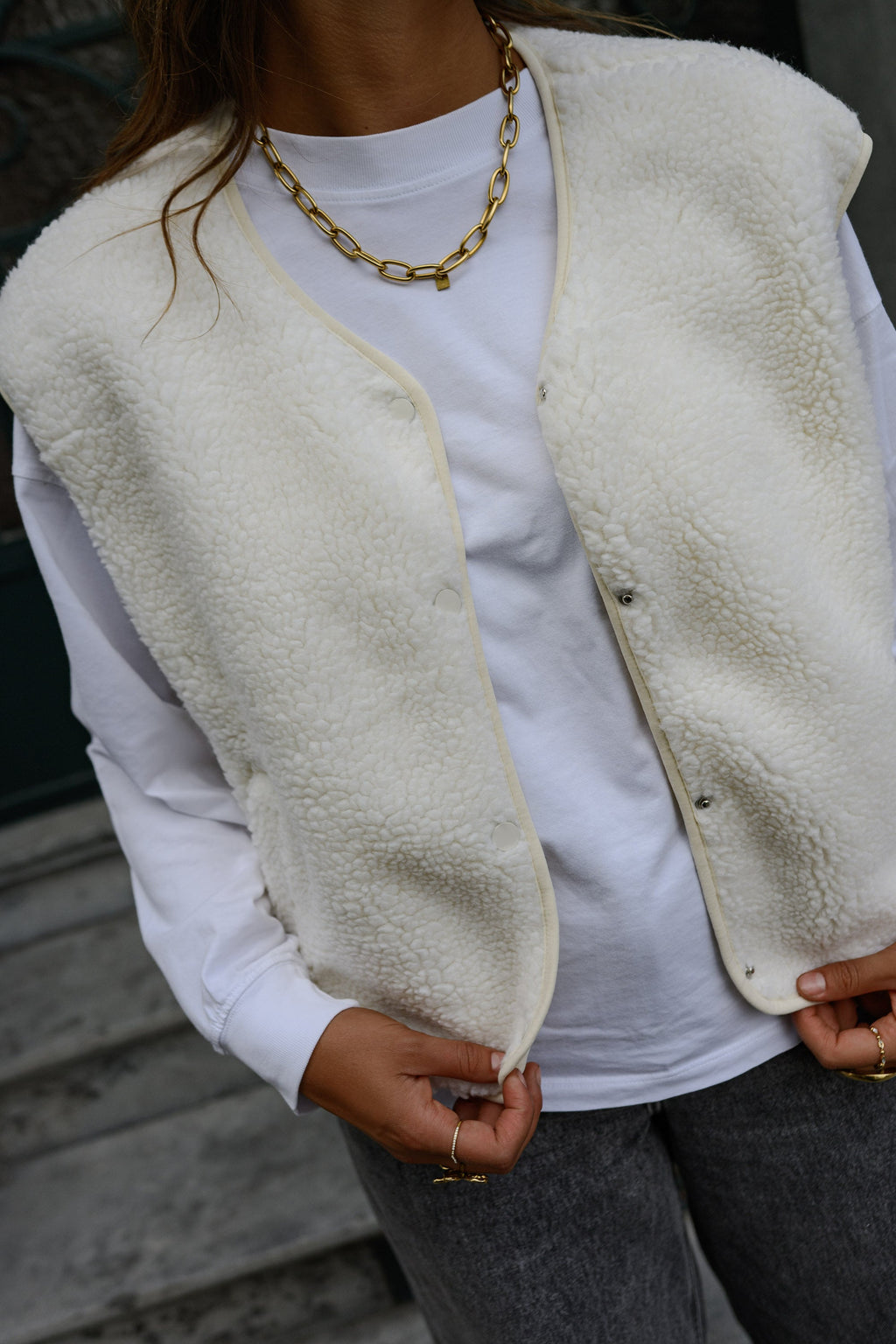 Gilet Taoh - écru