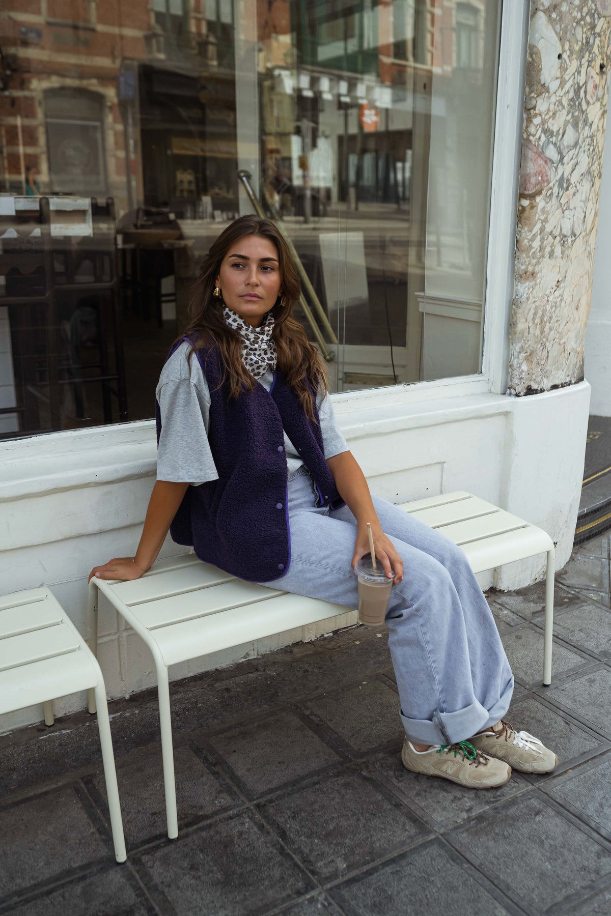 Gilet Kara - mauve