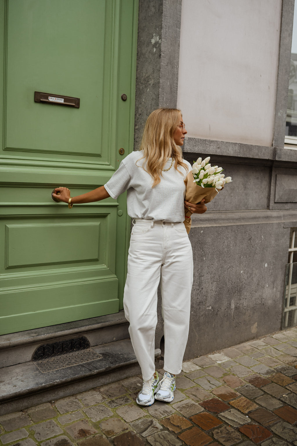 Jeans Brandy - blanc