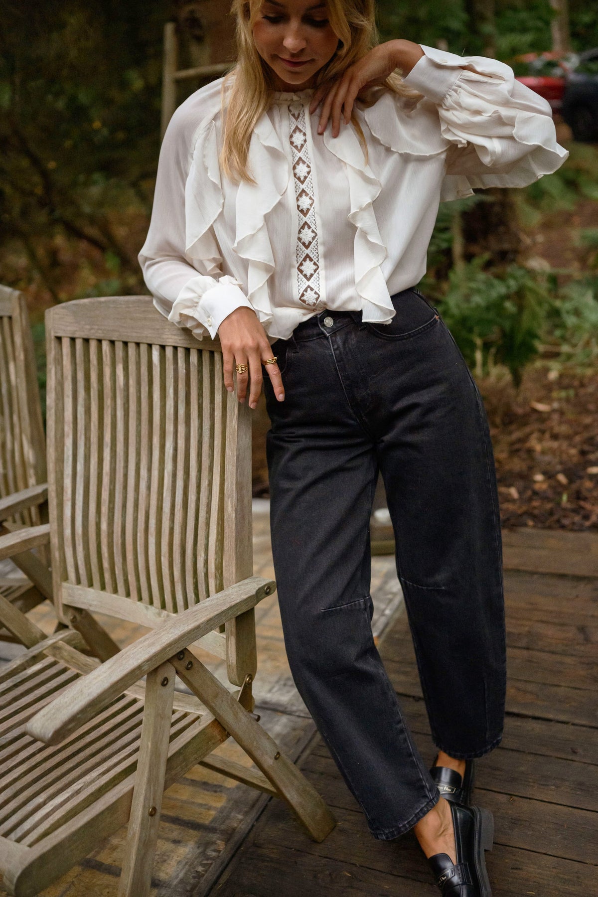 Jeans Brandy - gris foncé